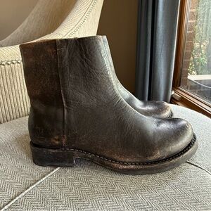 Frye Brown Ankle Boots
